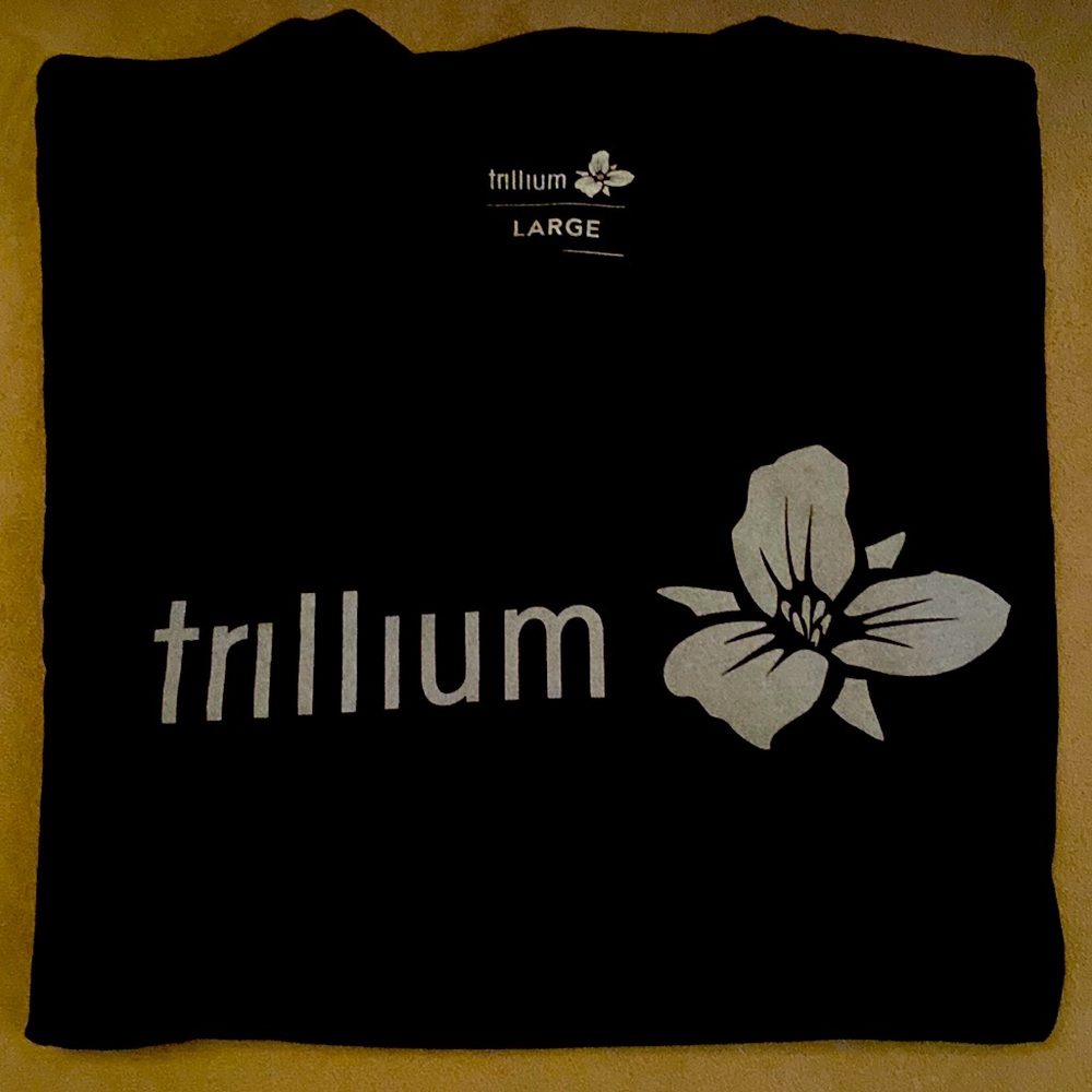 Trillium Brewing T Shirt. Black. Sz Large